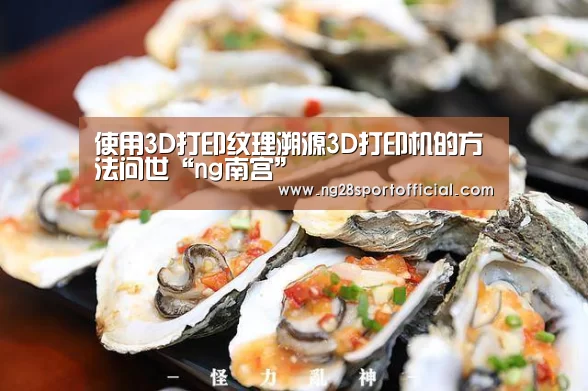 使用3D打印纹理溯源3D打印机的方法问世“ng南宫”(图1) ng娱乐